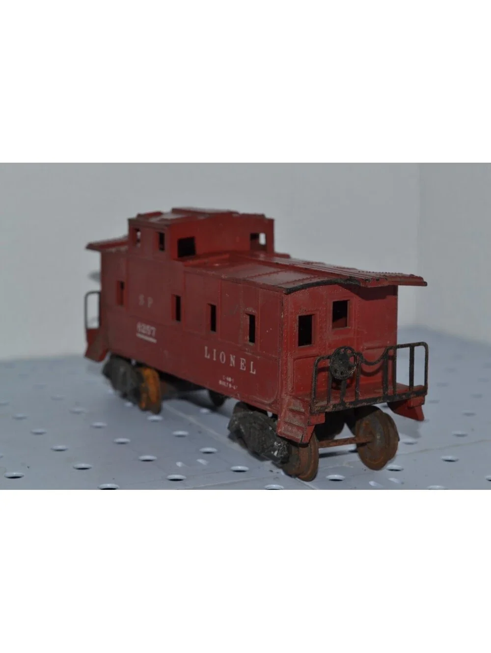Post War LIONEL O Gauge #6257 Postwar SP Southern Pacific Red Caboose AS IS